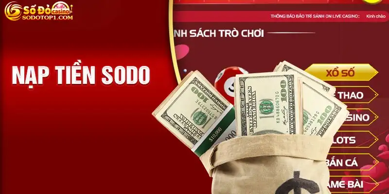 Hình thức nạp tiền tại SODO