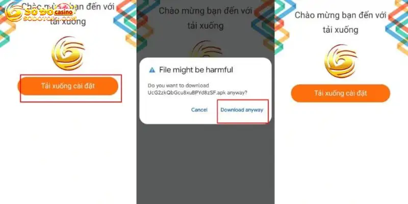 Xác nhận tải app