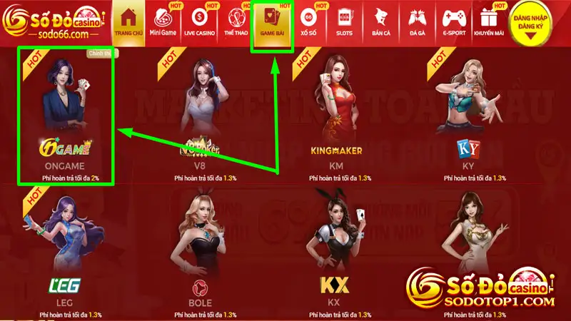 Cách vào chơi game tài xỉu sodo
