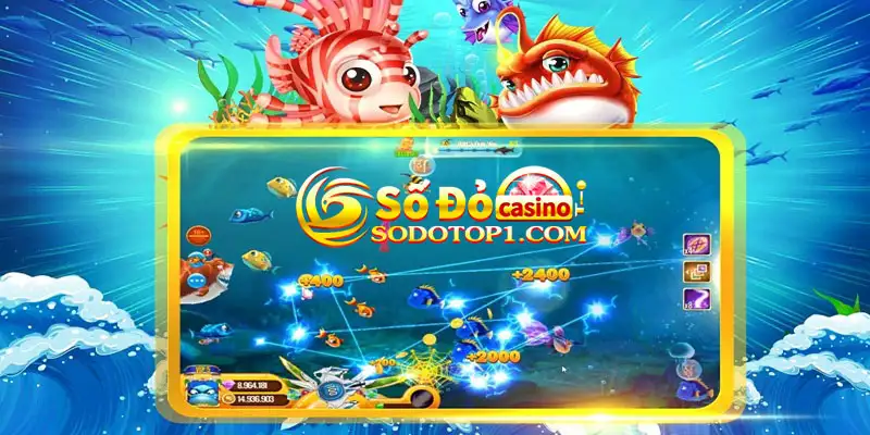 Game bắn cá ăn tiền Sodo có giao điện đẹp mắt