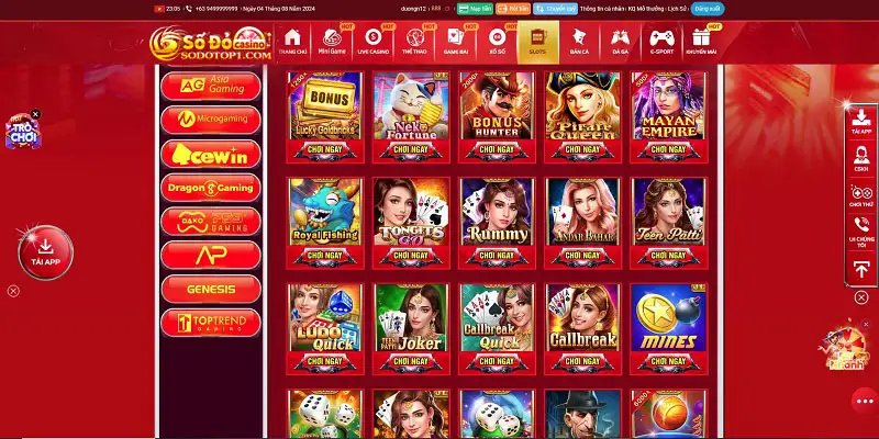 Game nổ hũ SODO có luật chơi đơn giản