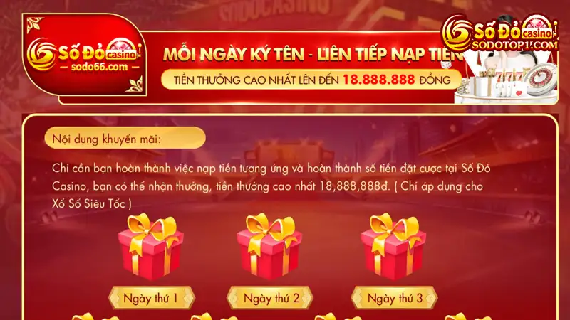 Khuyến mãi điểm danh mỗi ngày