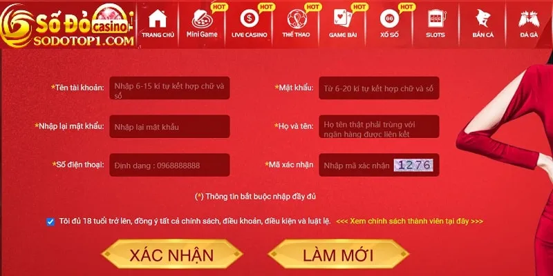Chỉ đăng ký 1 tài khoản duy nhất để chơi game